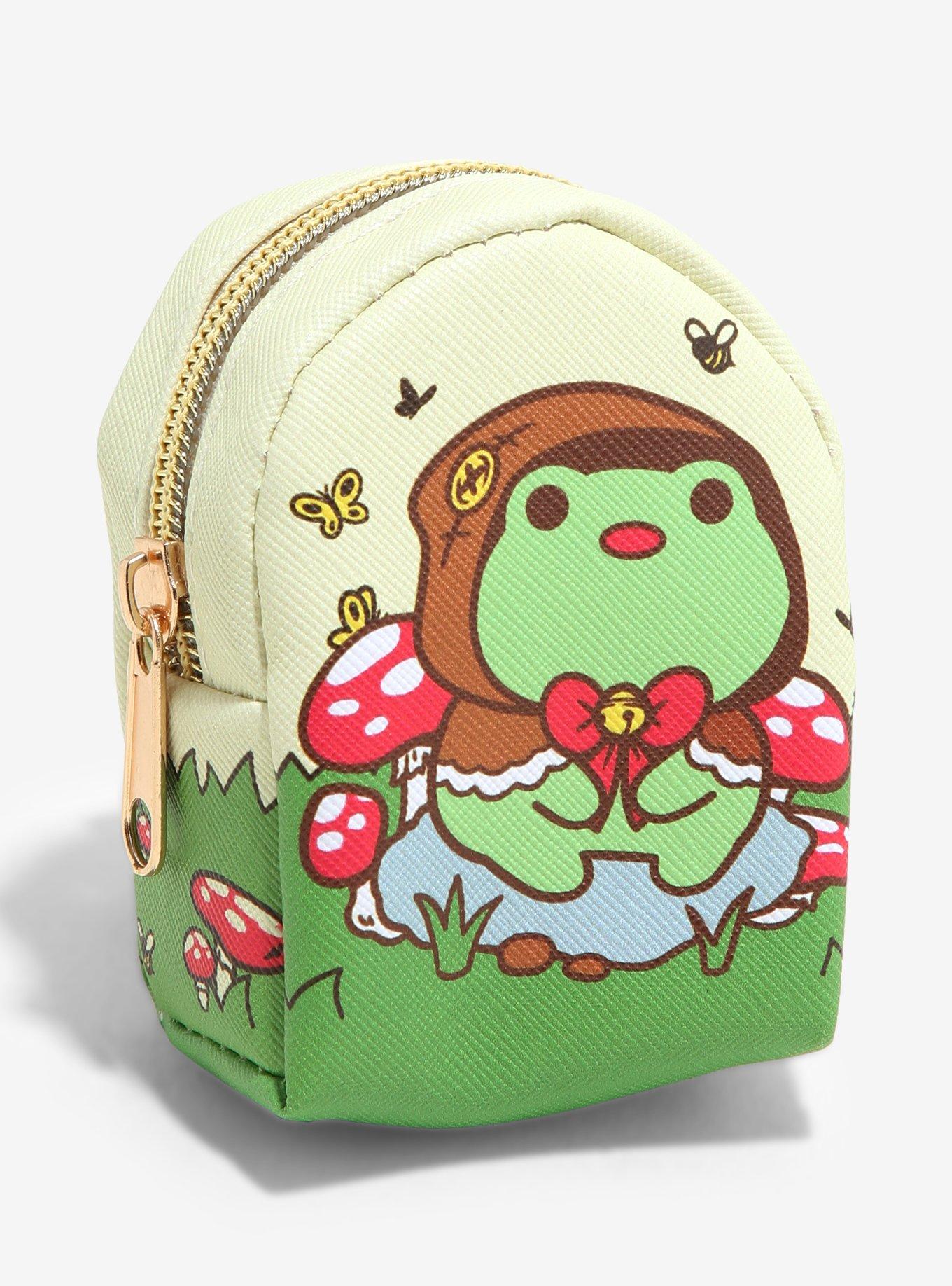 Frog & Mushroom Mini Backpack Keychain