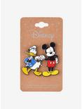 Disney Donald Duck and Mickey Mouse Enamel Pin — BoxLunch Exclusive, , alternate