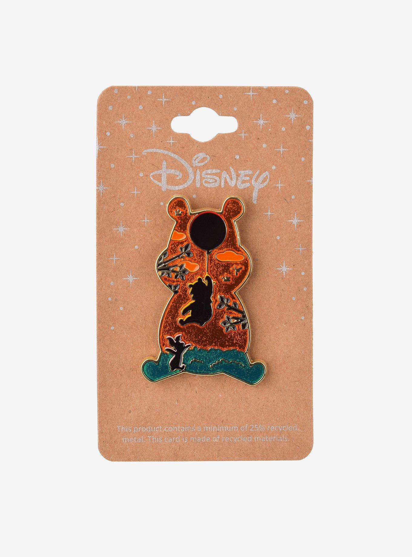 Disney Winnie the Pooh Silhouette Balloon Enamel Pin — BoxLunch Exclusive, , alternate