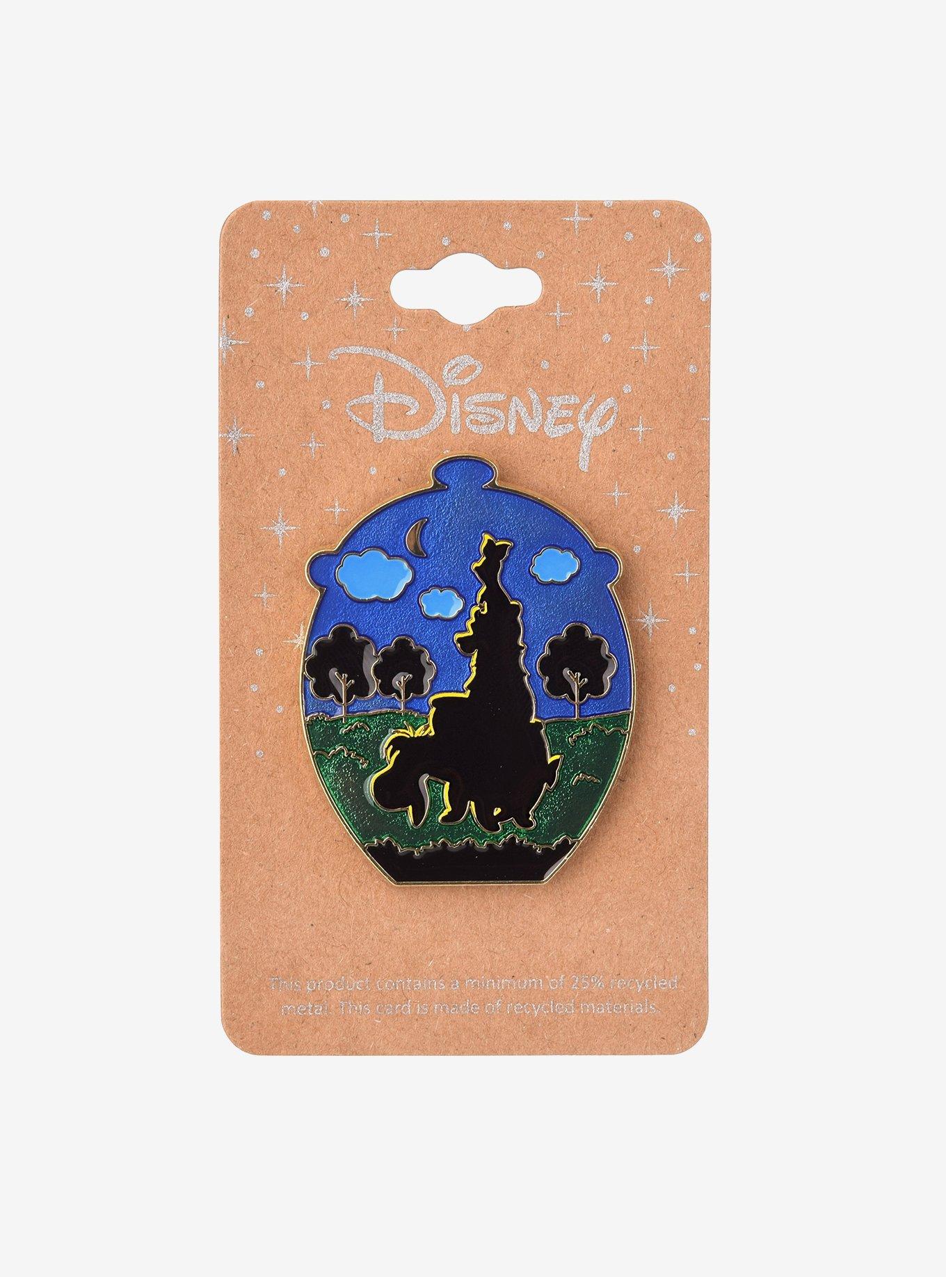 Disney Winnie the Pooh Silhouette Hunny Pot Enamel Pin — BoxLunch Exclusive, , hi-res