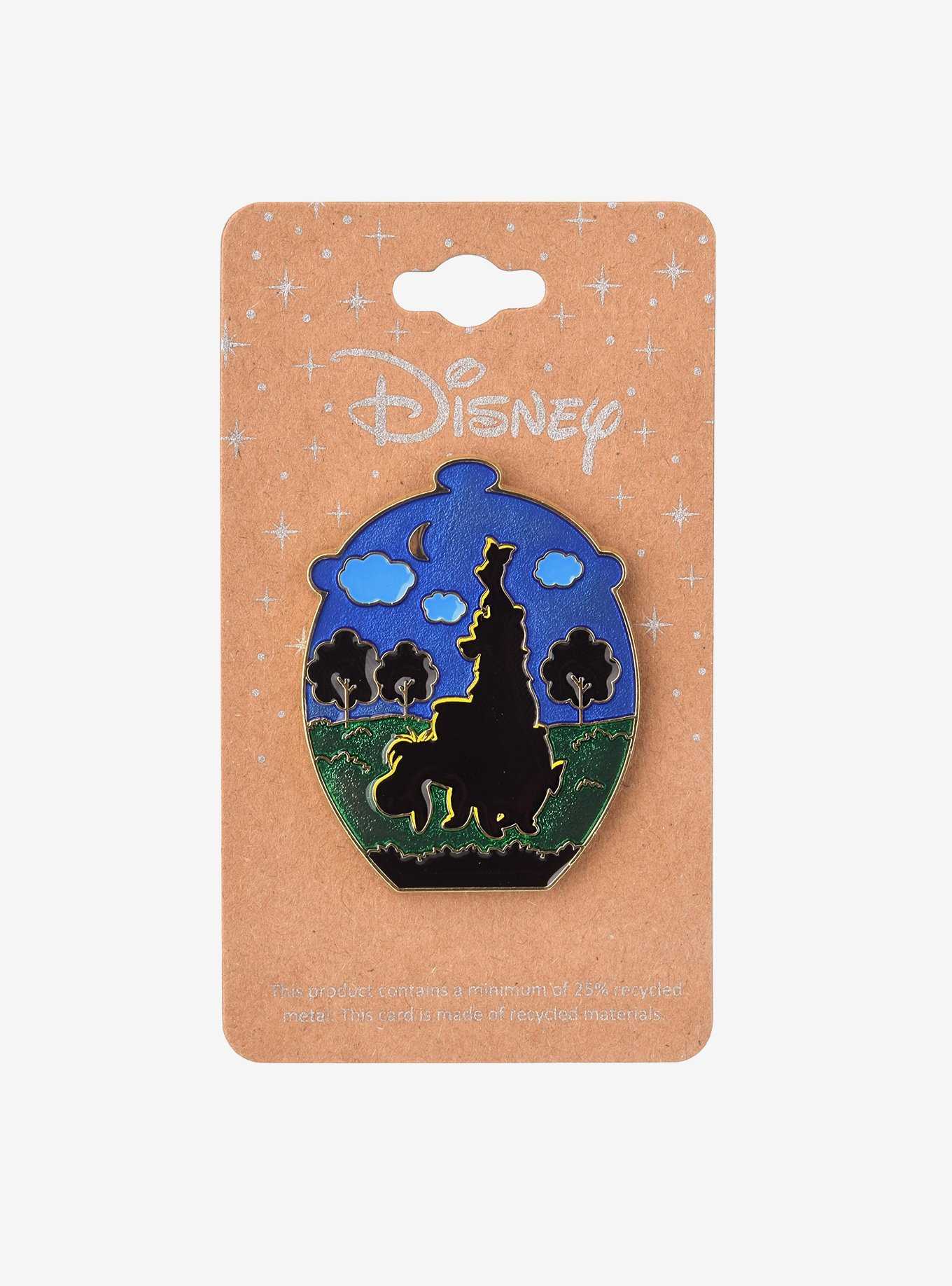 Disney Winnie the Pooh Silhouette Hunny Pot Enamel Pin — BoxLunch Exclusive, , hi-res