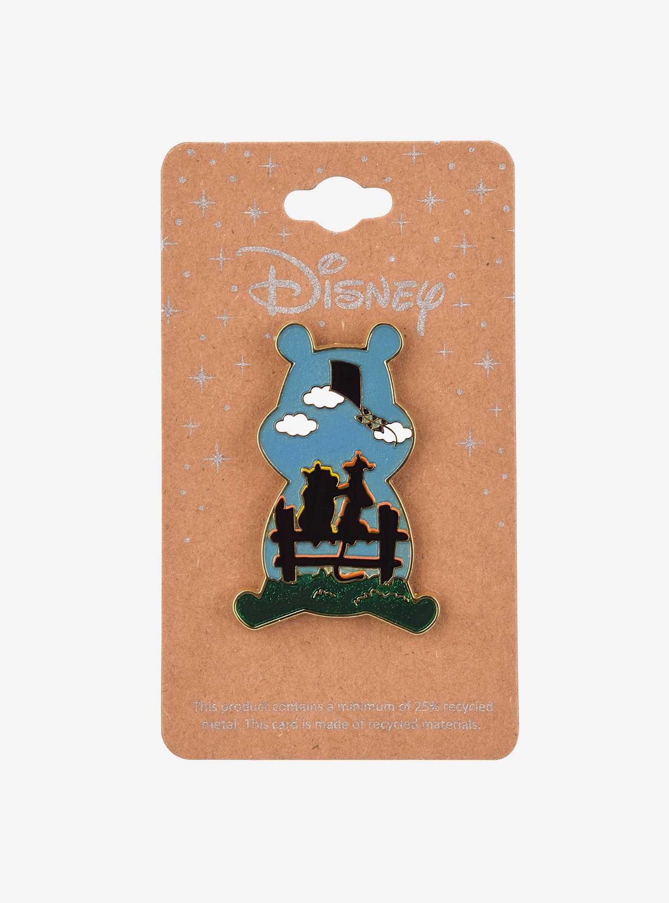 Disney Winnie the Pooh Silhouette Tigger Kite Enamel Pin — BoxLunch Exclusive, , hi-res