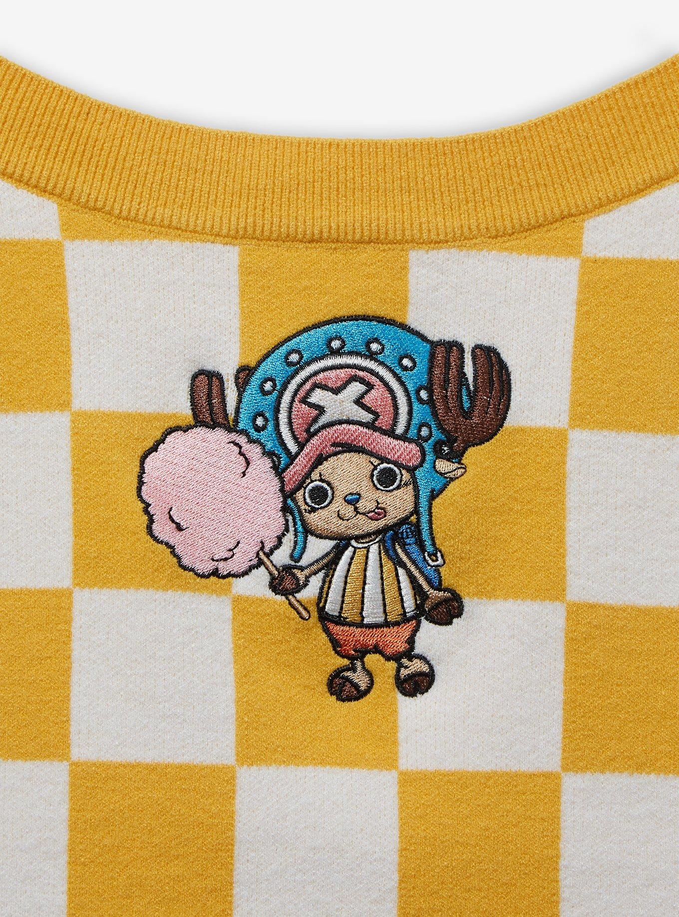 One Piece Chopper Women's Plus Size Knit Tank Top — BoxLunch Exclusive, CHECKERED, alternate