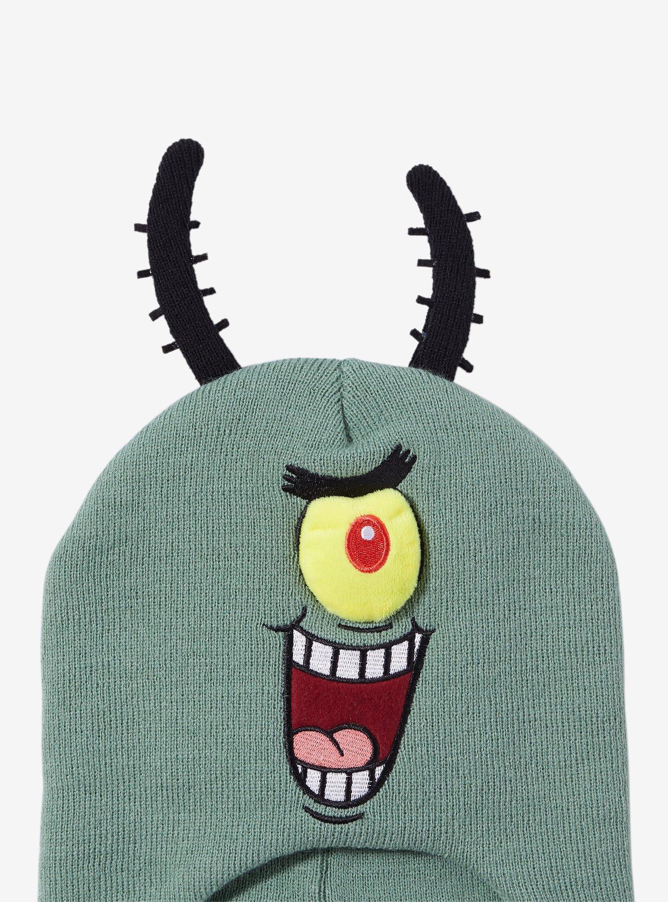 SpongeBob SquarePants Plankton Tassel Beanie, , alternate