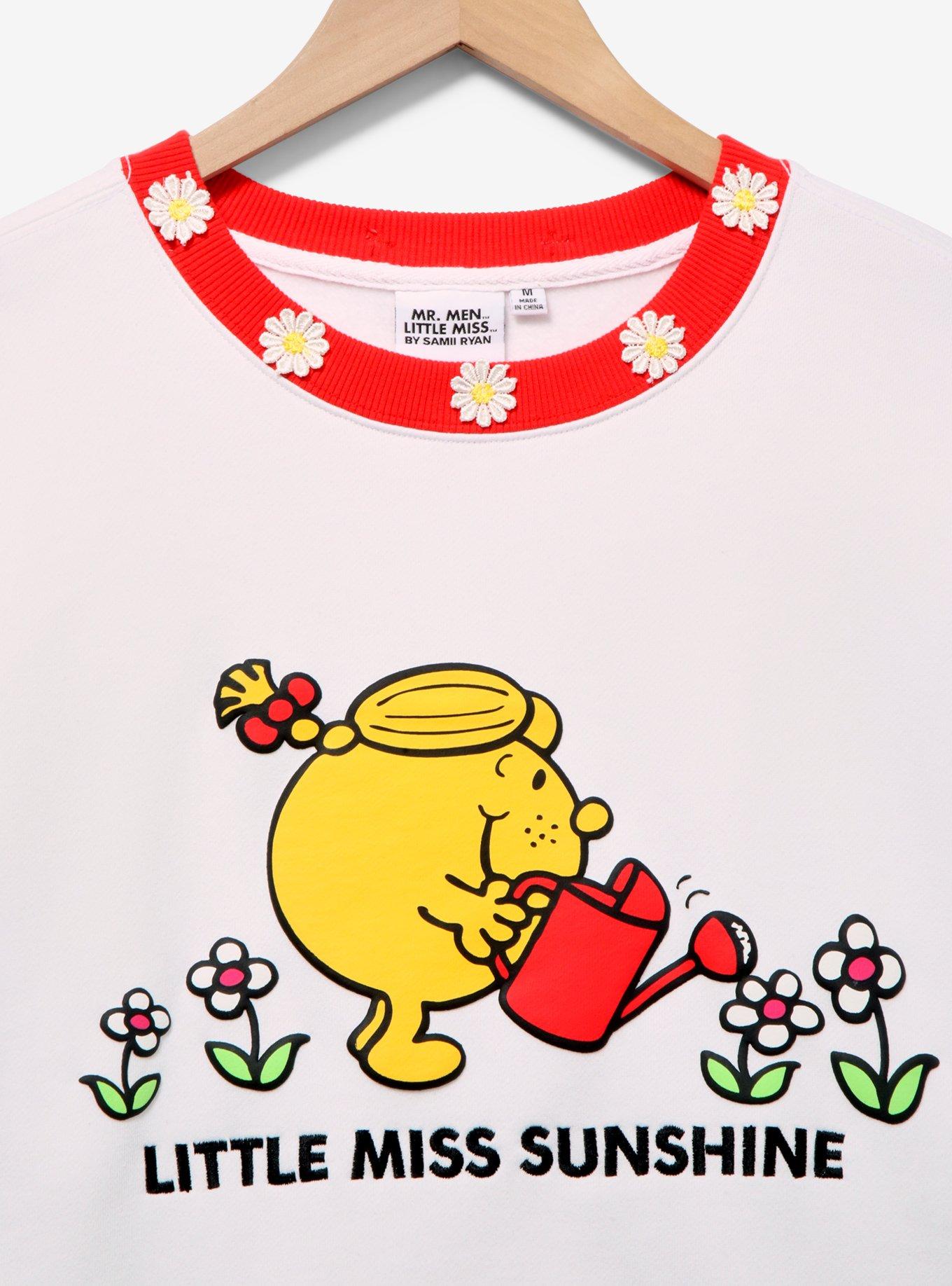 Samii Ryan Little Miss Sunshine Flowers Women's Cropped Crewneck, , alternate
