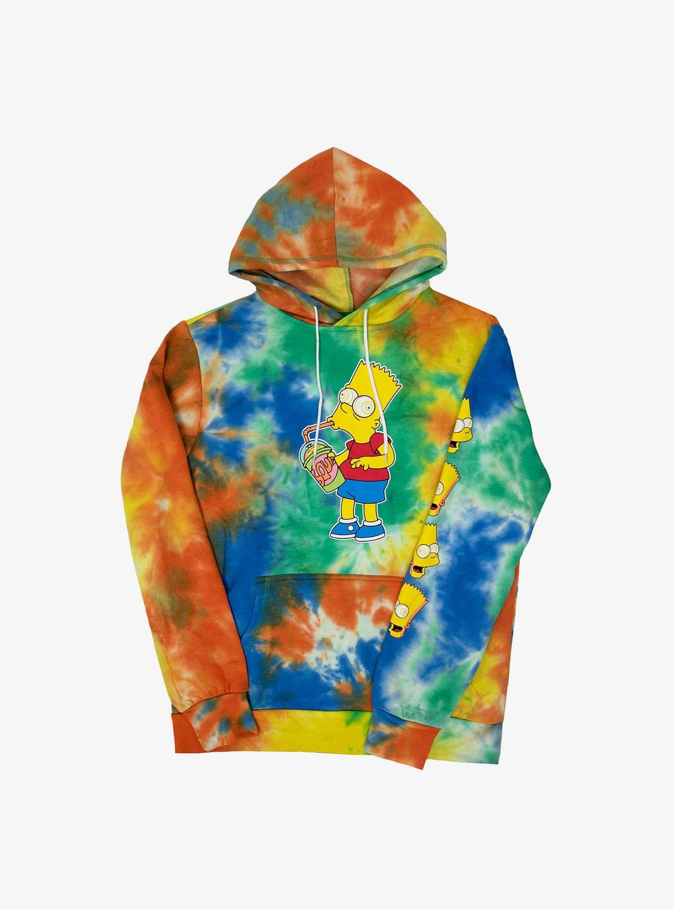 The Simpsons Bart Squishee Face Tie-Dye Hoodie & Jogger Sweatpants Set, , hi-res