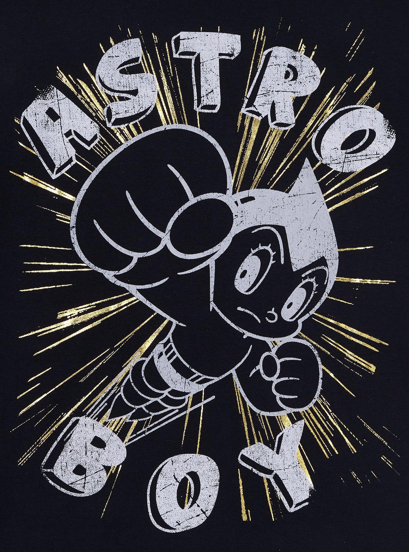 Astro Boy Gold Foil T-Shirt, BLACK, alternate