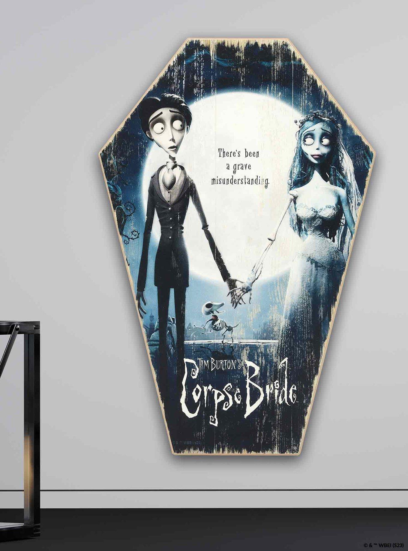 Corpse Bride Movie Poster Coffin Wood Wall Decor, , hi-res