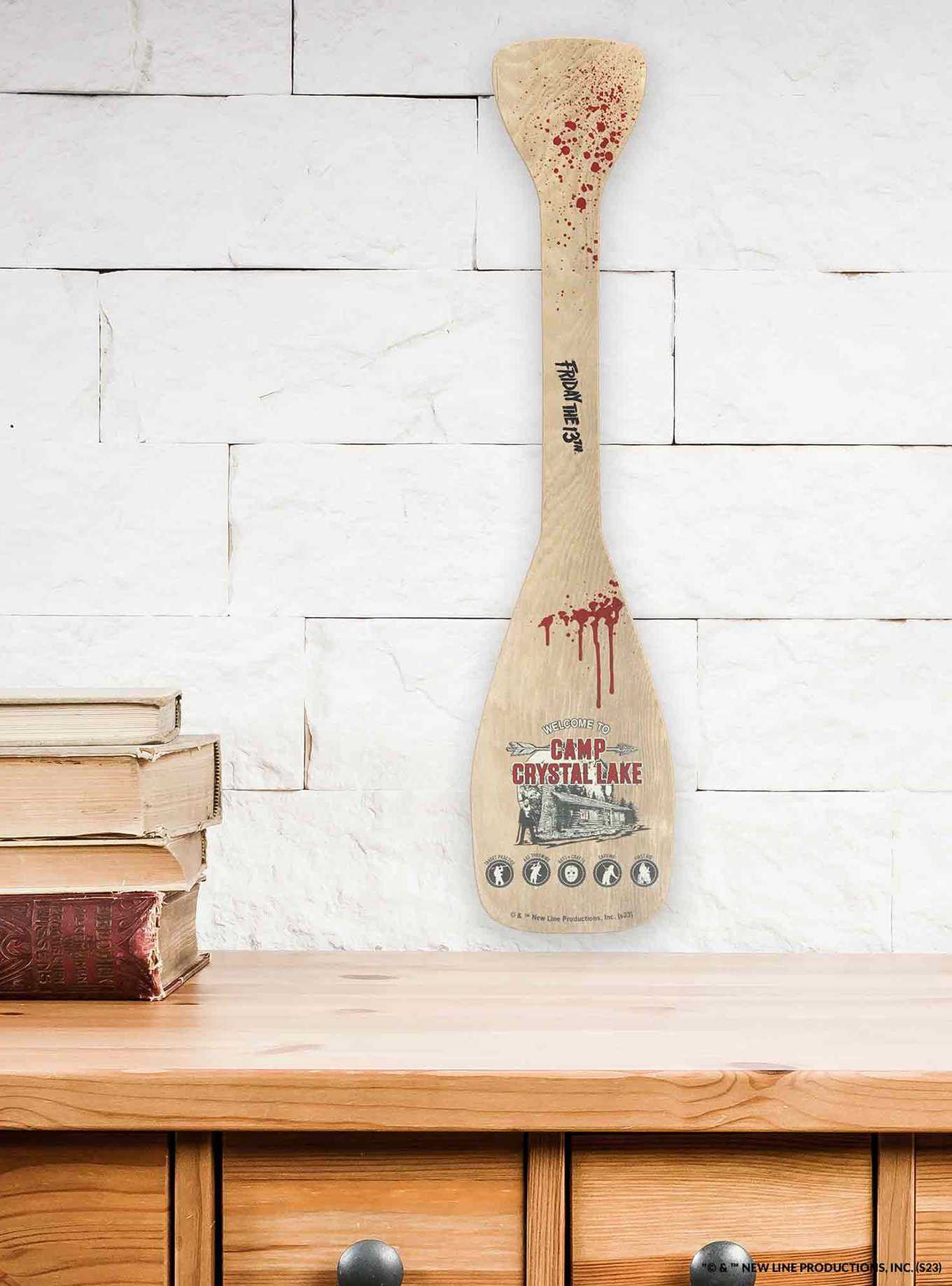 Friday the 13th Bloody Boat Paddle Wood Wall Decor, , hi-res