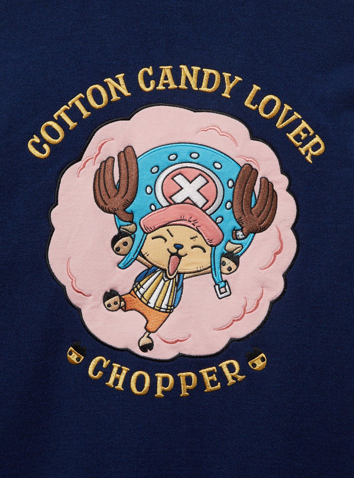 One Piece Chopper Cotton Candy Women's Cardigan &mdash; BoxLunch Exclusive, NAVY, alternate