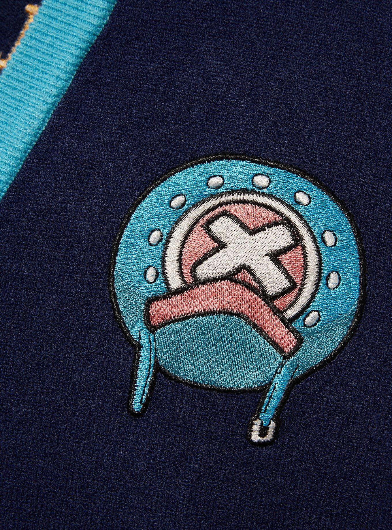 One Piece Chopper Cotton Candy Women's Plus Size Cardigan &mdash; BoxLunch Exclusive, NAVY, alternate