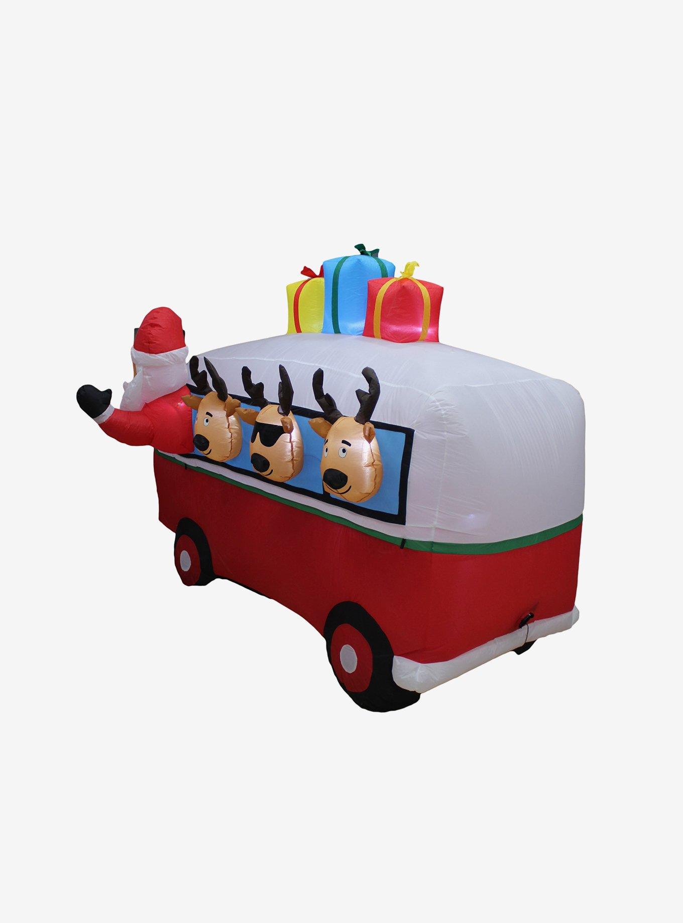 Christmas Vintage Van Inflatable Decor, , alternate