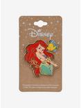 Disney The Little Mermaid Ariel and Flounder Enamel Pin — BoxLunch Exclusive, , alternate