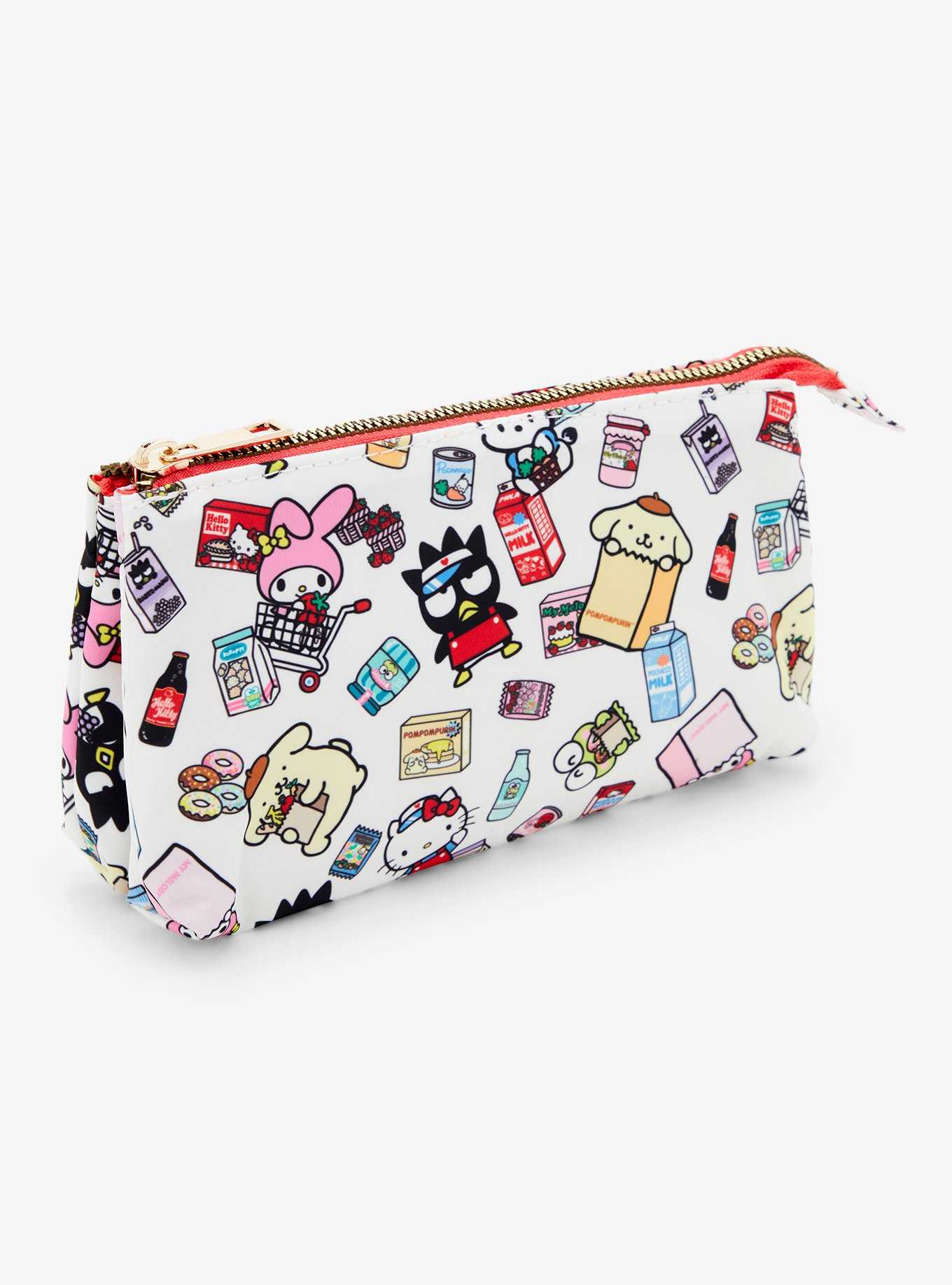 Sanrio Hello Kitty and Friends Kawaii Mart Allover Print Makeup Bag - BoxLunch Exclusive, , hi-res