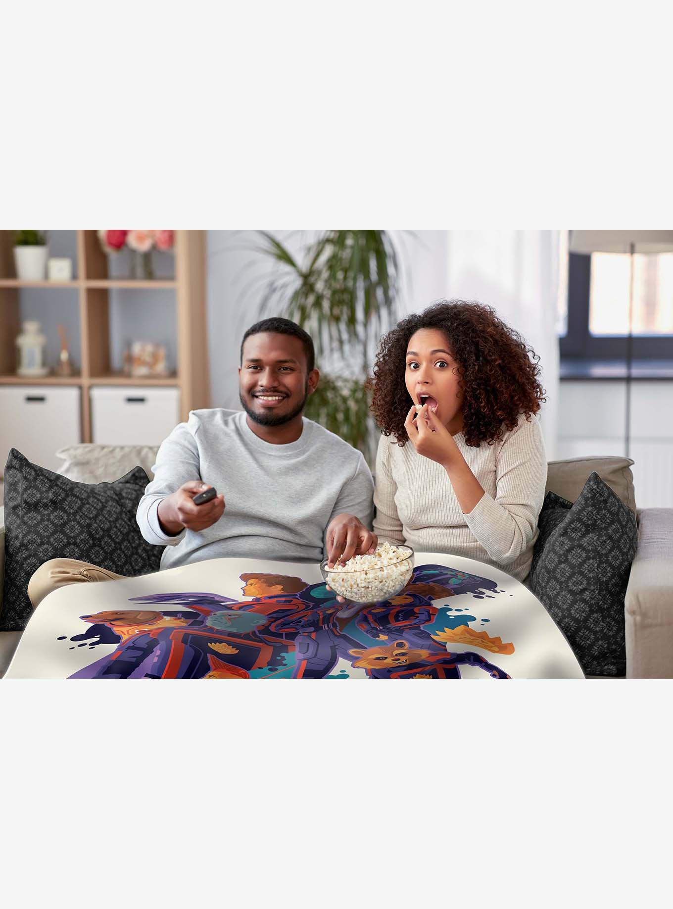 Marvel Guardians of the Galaxy: Vol. 3 Galactic Pop Art Silk Touch Throw Blanket, , alternate