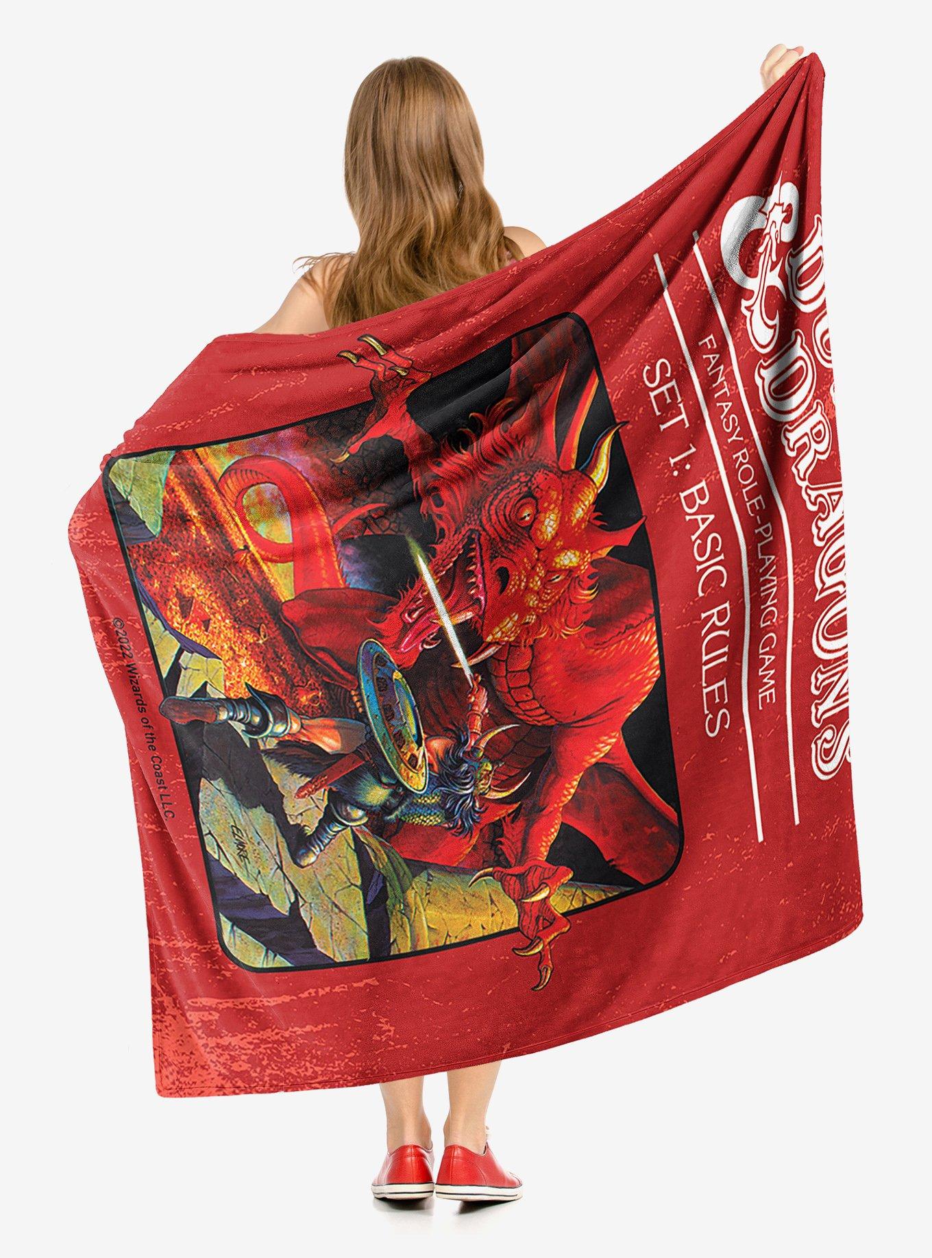 Dungeons & Dragons Fantasy Game Silk Touch Throw Blanket, , alternate