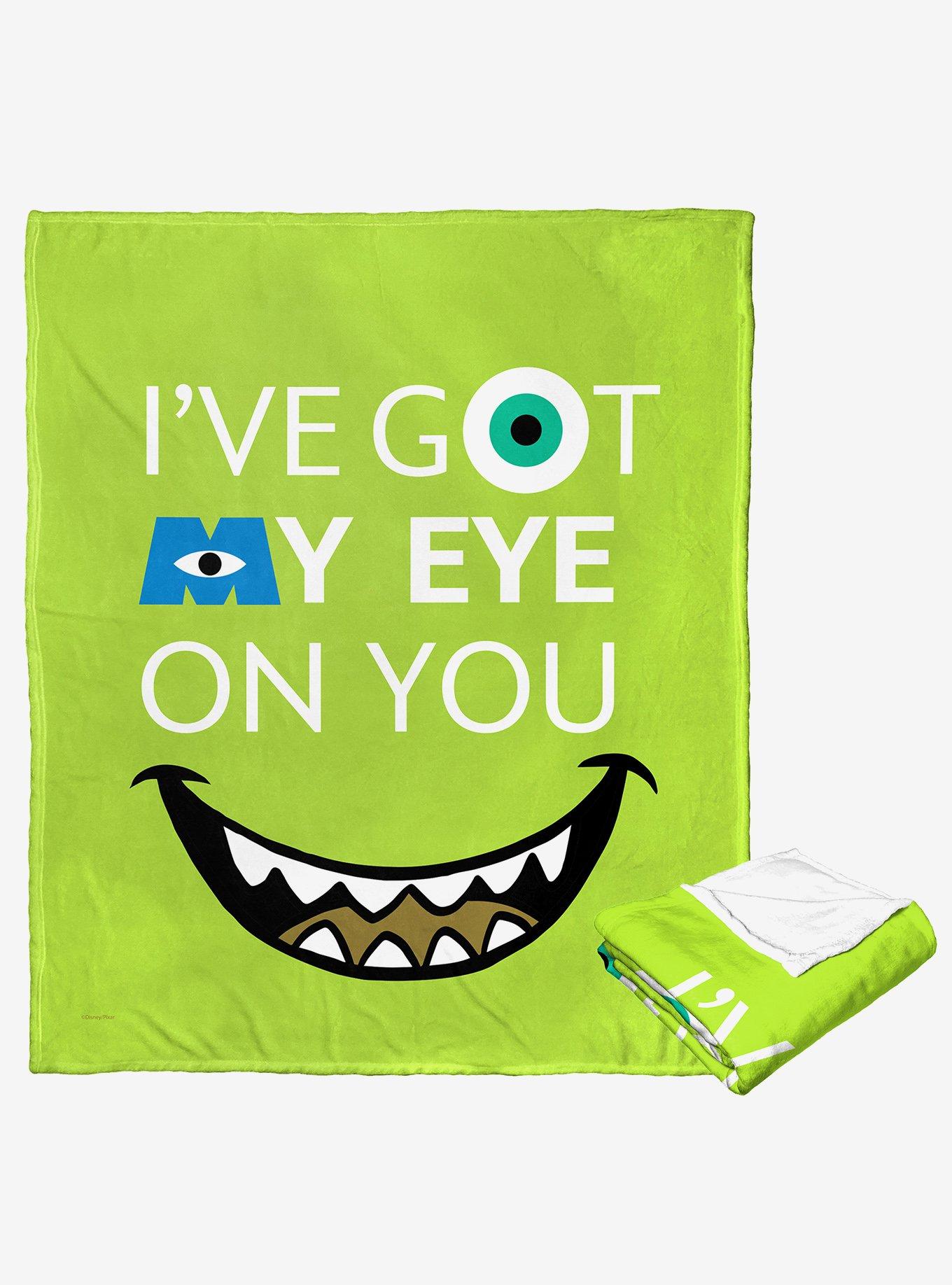 Disney100 Pixar Monsters Inc. Got My Eye On You Silk Touch Throw, , alternate