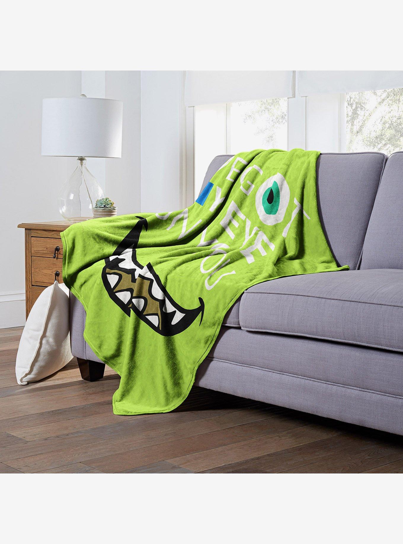 Disney100 Pixar Monsters Inc. Got My Eye On You Silk Touch Throw, , alternate
