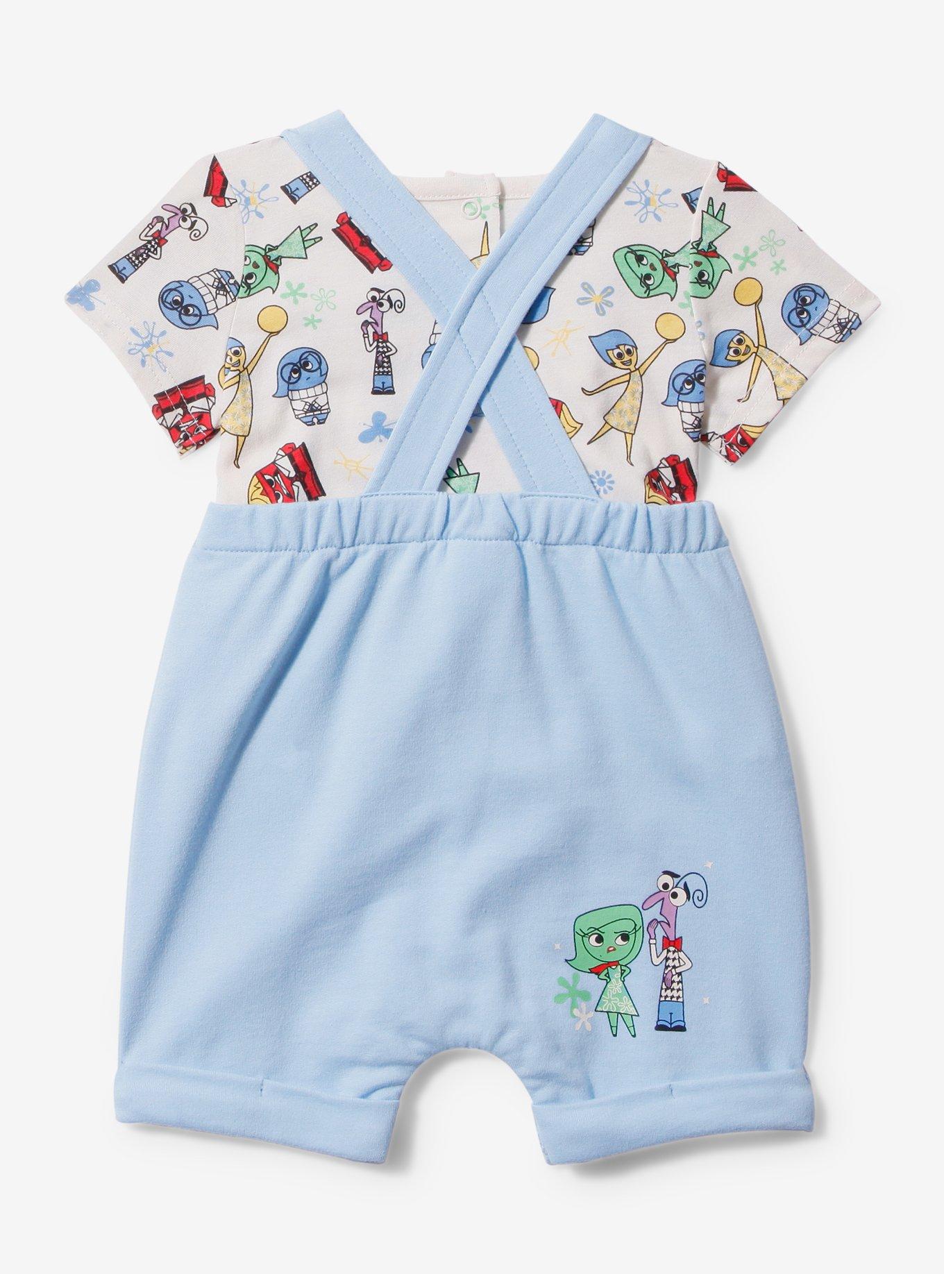 Disney Pixar Inside Out Our Feelings Infant T-Shirt & Overall Set