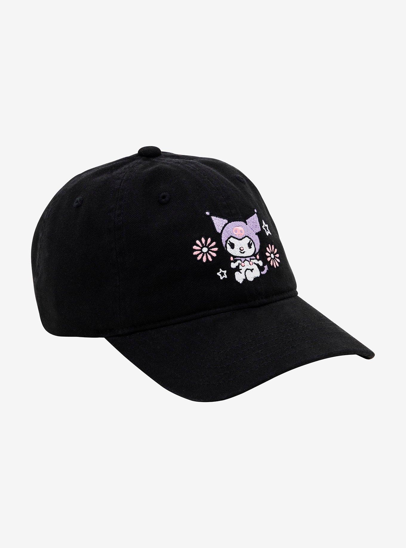 Sanrio Kuromi Floral Starry Ball Cap - BoxLunch Exclusive, , alternate