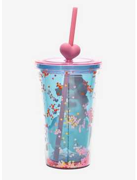 Care Bears X Hello Kitty And Friends Cinnamoroll Glitter Acrylic Travel Cup, , hi-res