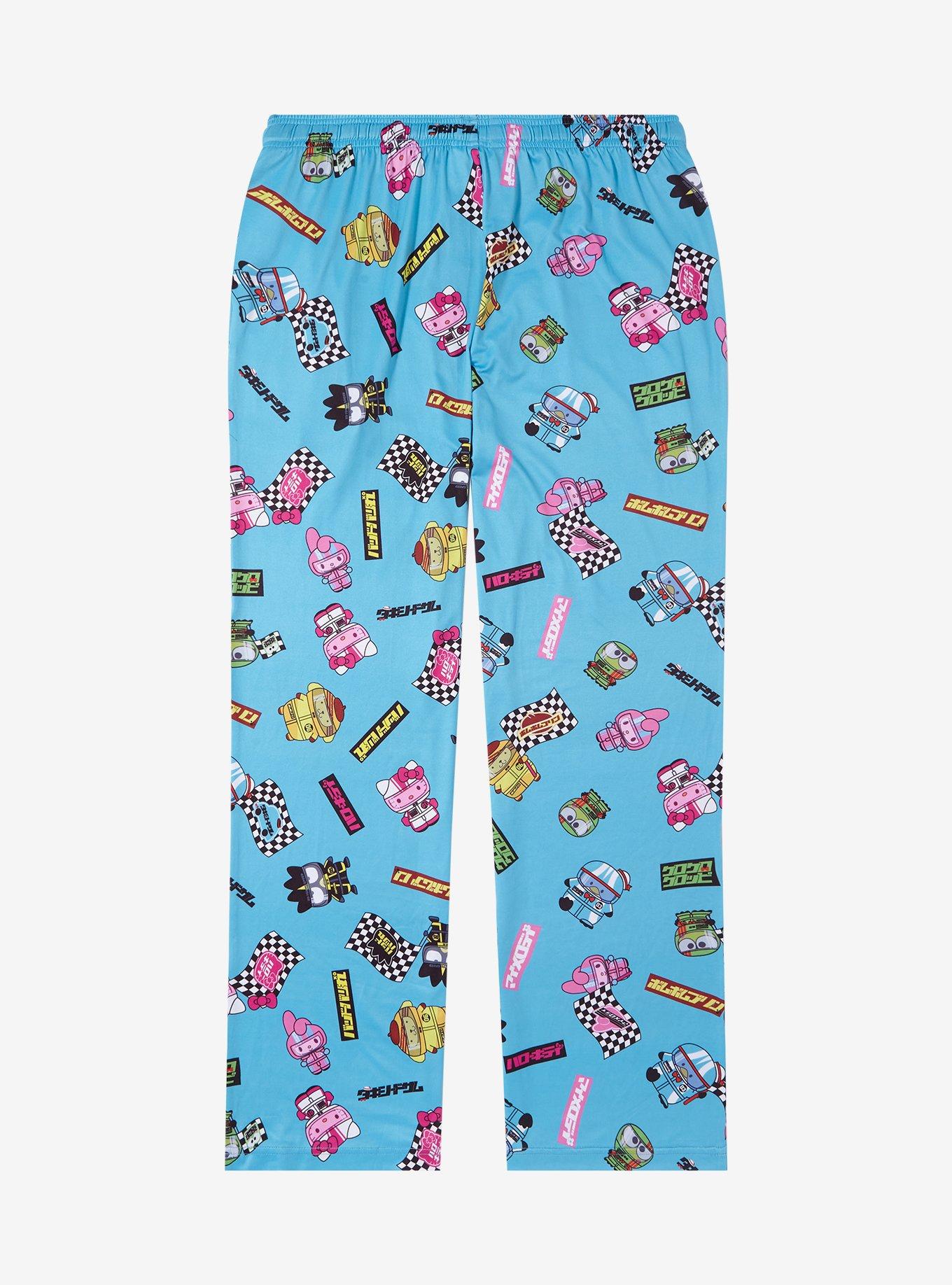 Sanrio Hello Kitty and Friends Racing Allover Print Sleep Pants &mdash; BoxLunch Exclusive, BLUE, alternate