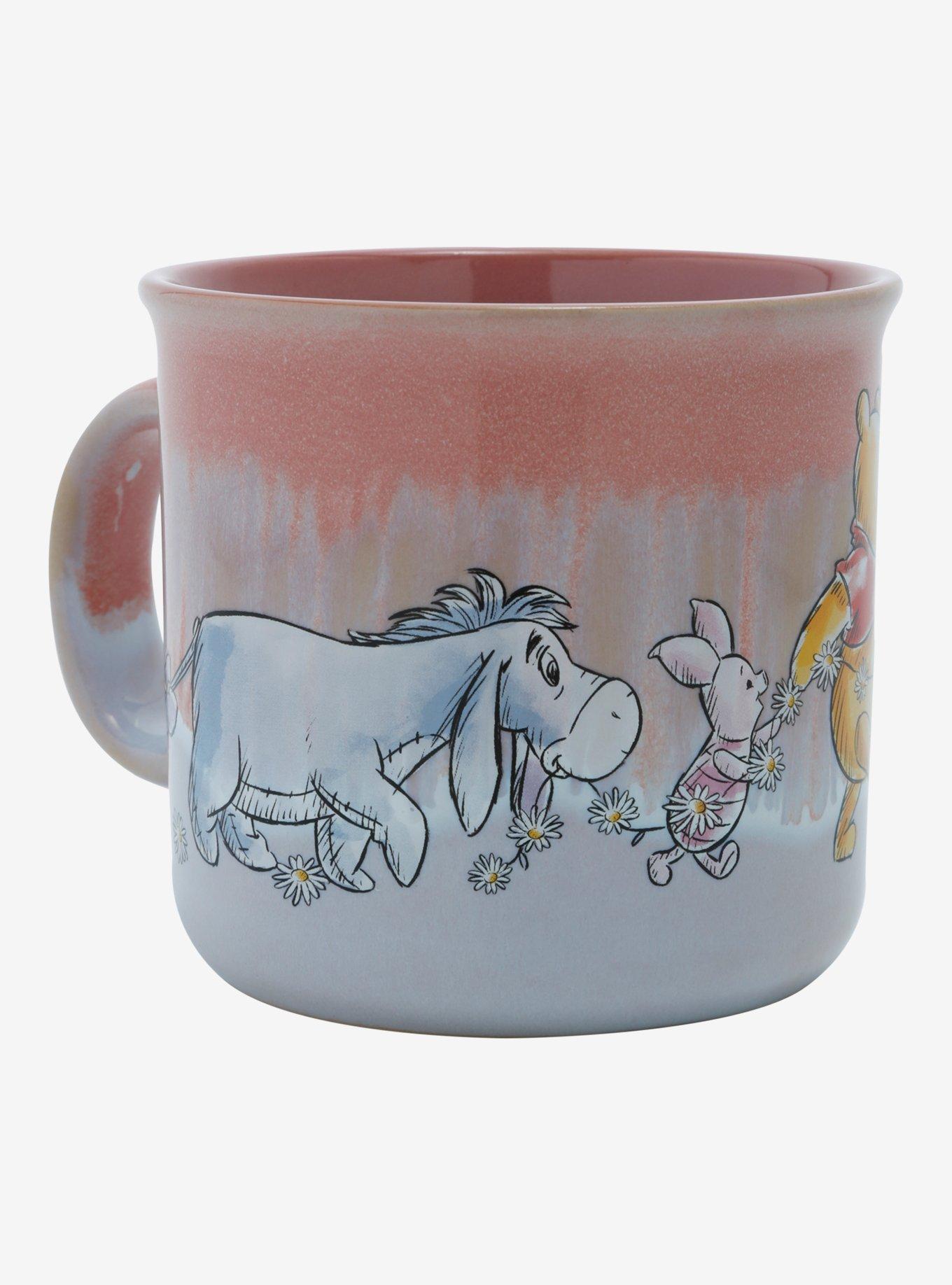 Disney Winnie The Pooh Group Glaze Camper Mug