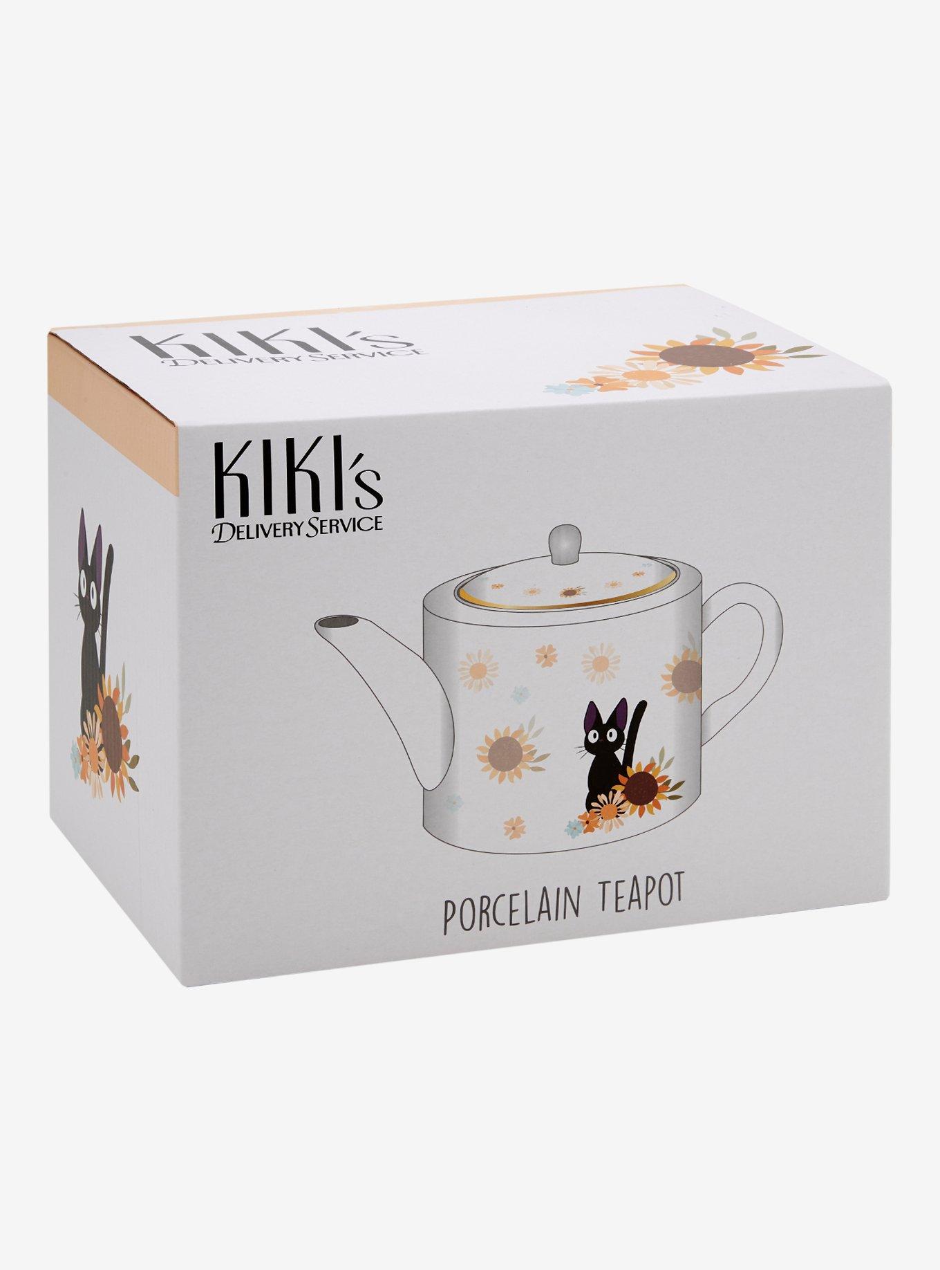 Studio Ghibli Kiki's Delivery Service Jiji Sunflower Teapot - BoxLunch Exclusive, , alternate