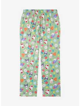 Sanrio Hello Kitty and Friends Floral Allover Print Sleep Pants - BoxLunch Exclusive, , hi-res