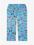 Sanrio Hello Kitty and Friends Racing Allover Print Plus Size Sleep Pants — BoxLunch Exclusive, BLUE, alternate