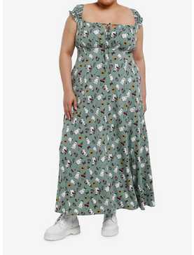 Thorn & Fable Mushroom Ghost Empire Maxi Dress Plus Size, , hi-res