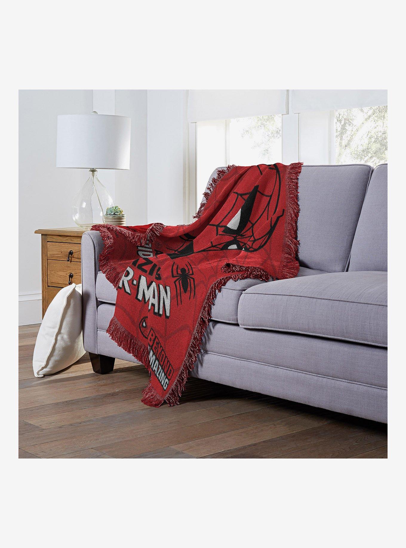 Marvel Spider-Man Classic Spidey Jacquard Throw, , alternate