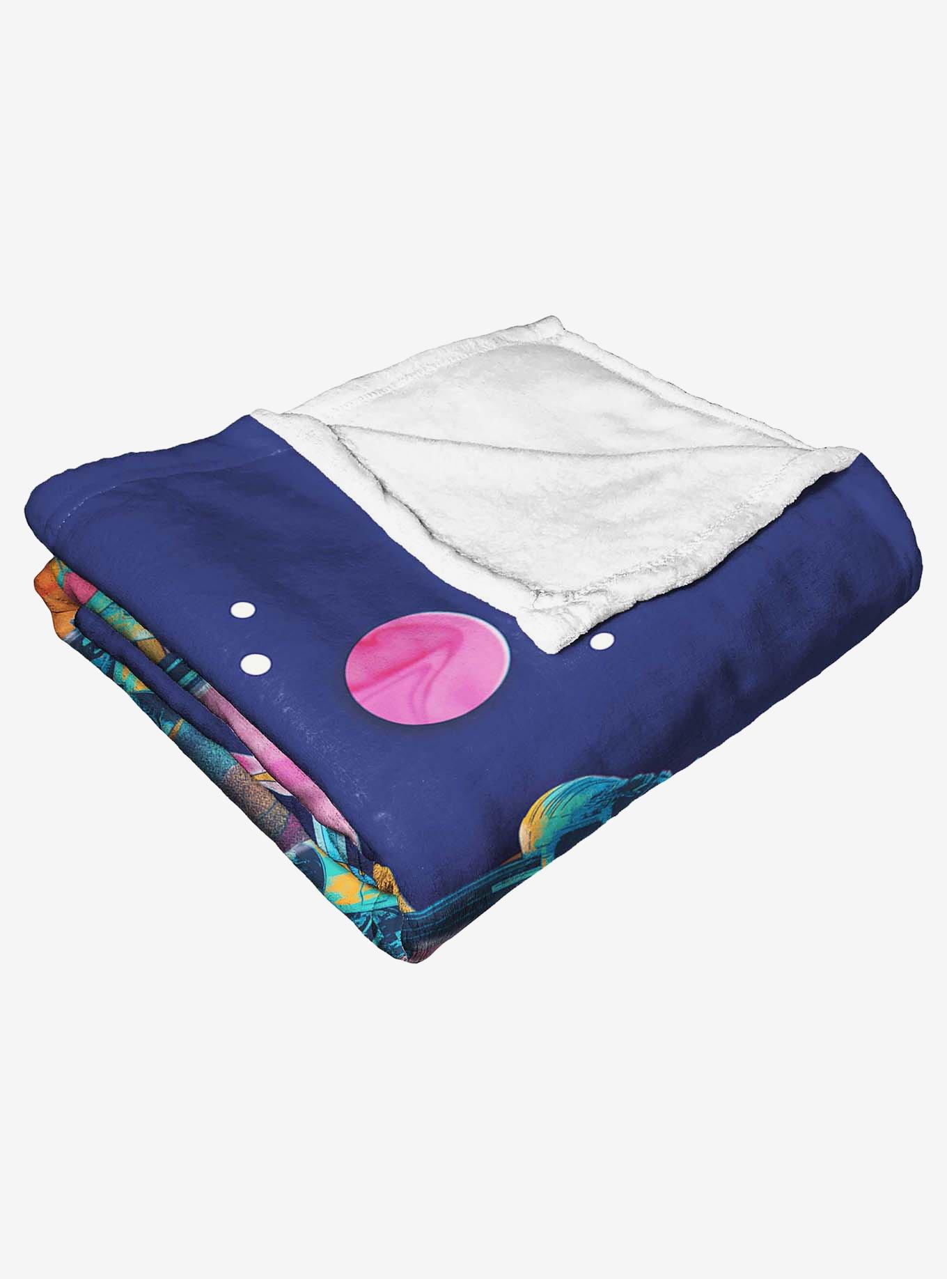Marvel Guardians of the Galaxy: Vol. 3 Psychedelic Space Ship Silk Touch Throw Blanket