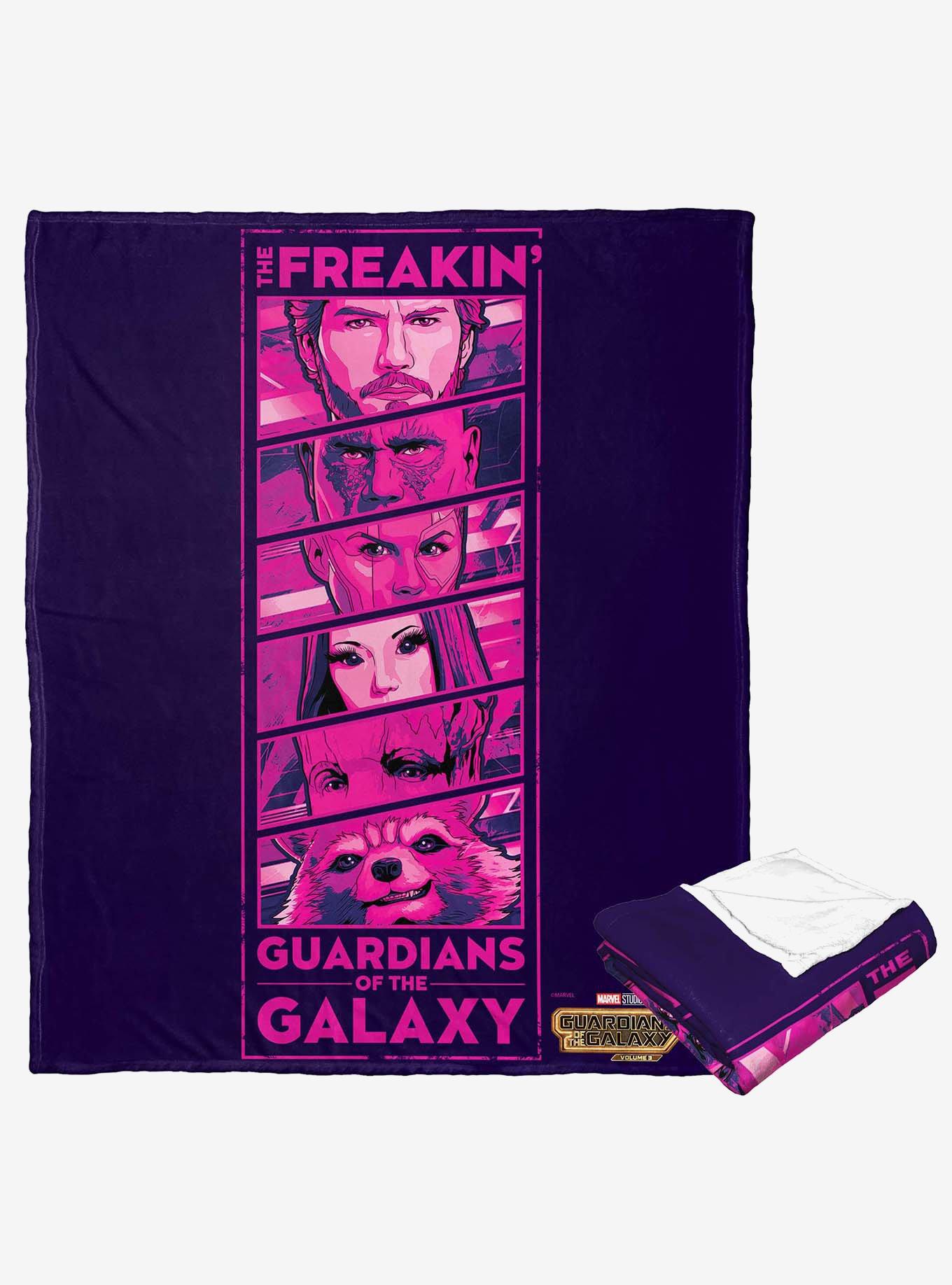 Marvel Guardians of the Galaxy: Vol. 3 The Freakin Guardians Silk Touch Throw Blanket, , alternate
