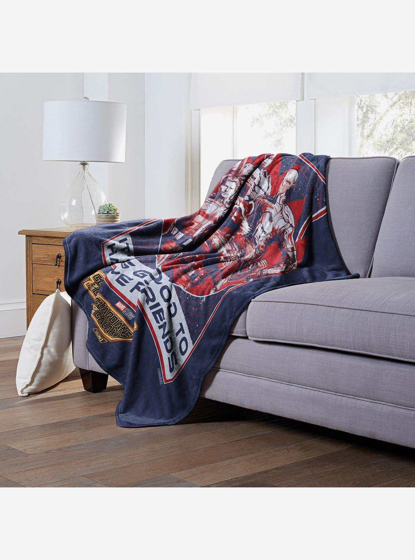 Marvel Guardians of the Galaxy: Vol. 3 Better To Have Friends Silk Touch Throw Blanket, , alternate