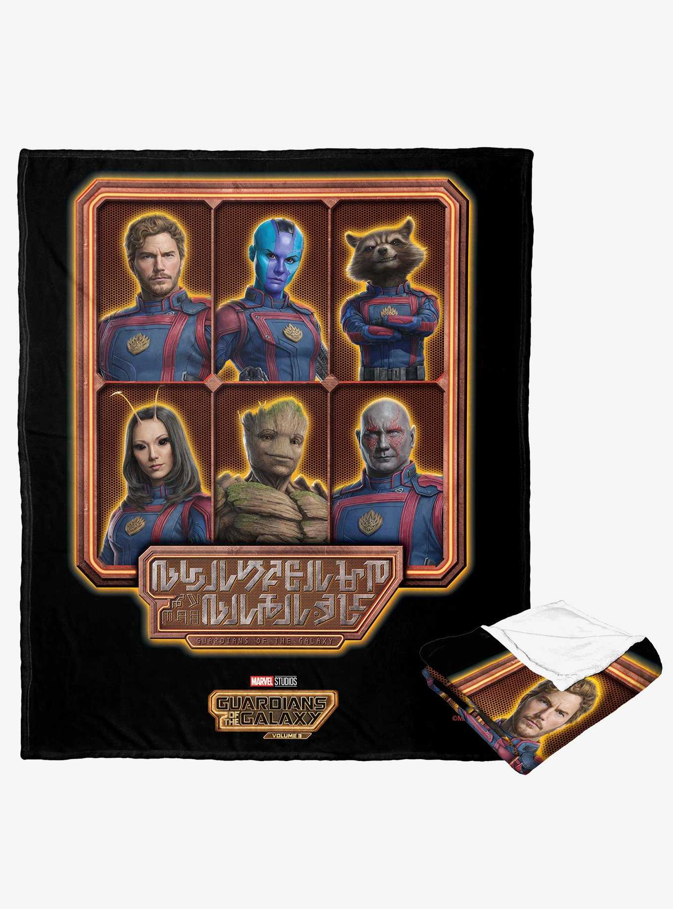Marvel Guardians of the Galaxy: Vol. 3 The Guardians Silk Touch Throw Blanket, , hi-res