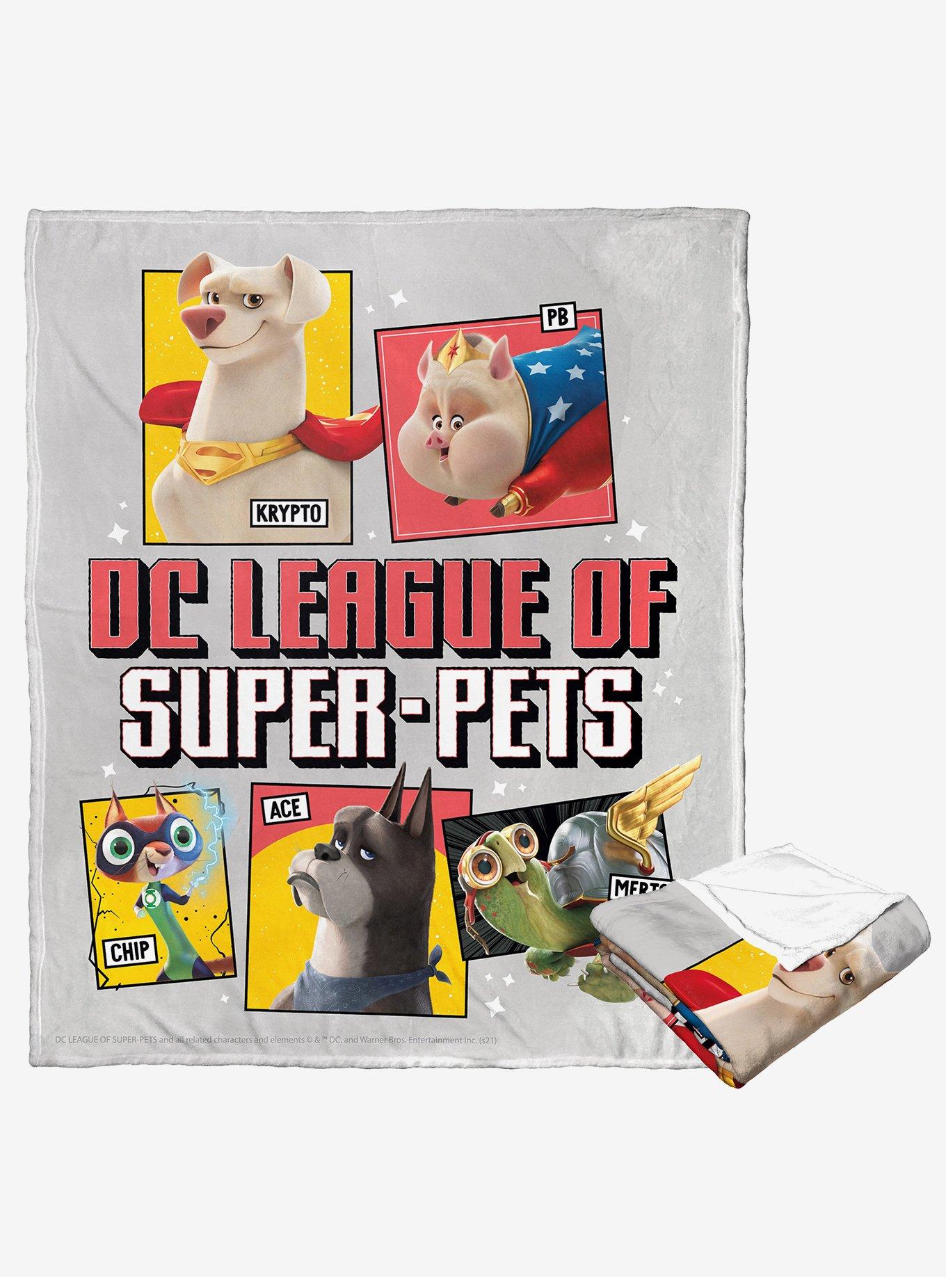 DC League Of Super-Pets Unite Silk Touch Throw Blanket, , hi-res