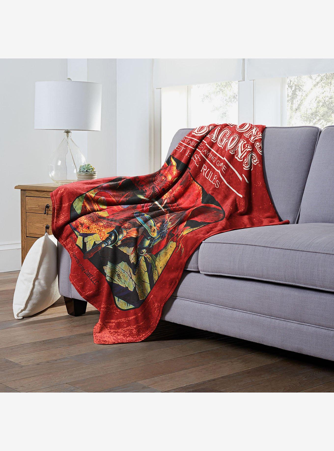 Dungeons & Dragons Fantasy Game Silk Touch Throw Blanket, , alternate