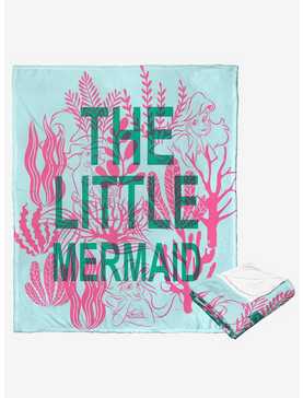 Disney The Little Mermaid Classic Coral Reef Silk Touch Throw Blanket, , hi-res