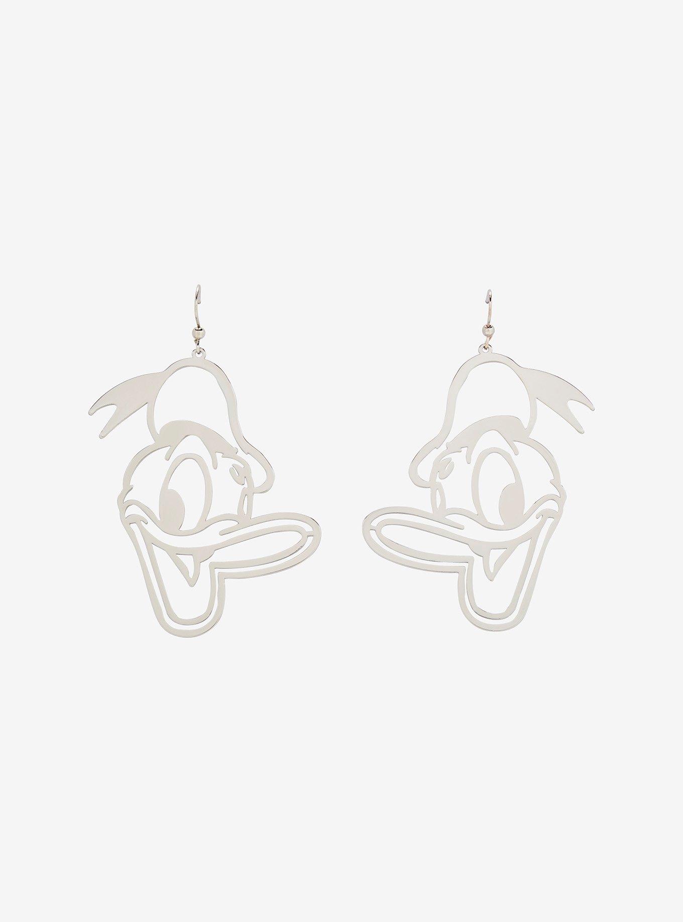 Disney Donald Duck Figural Portrait Earrings - BoxLunch Exclusive, , hi-res