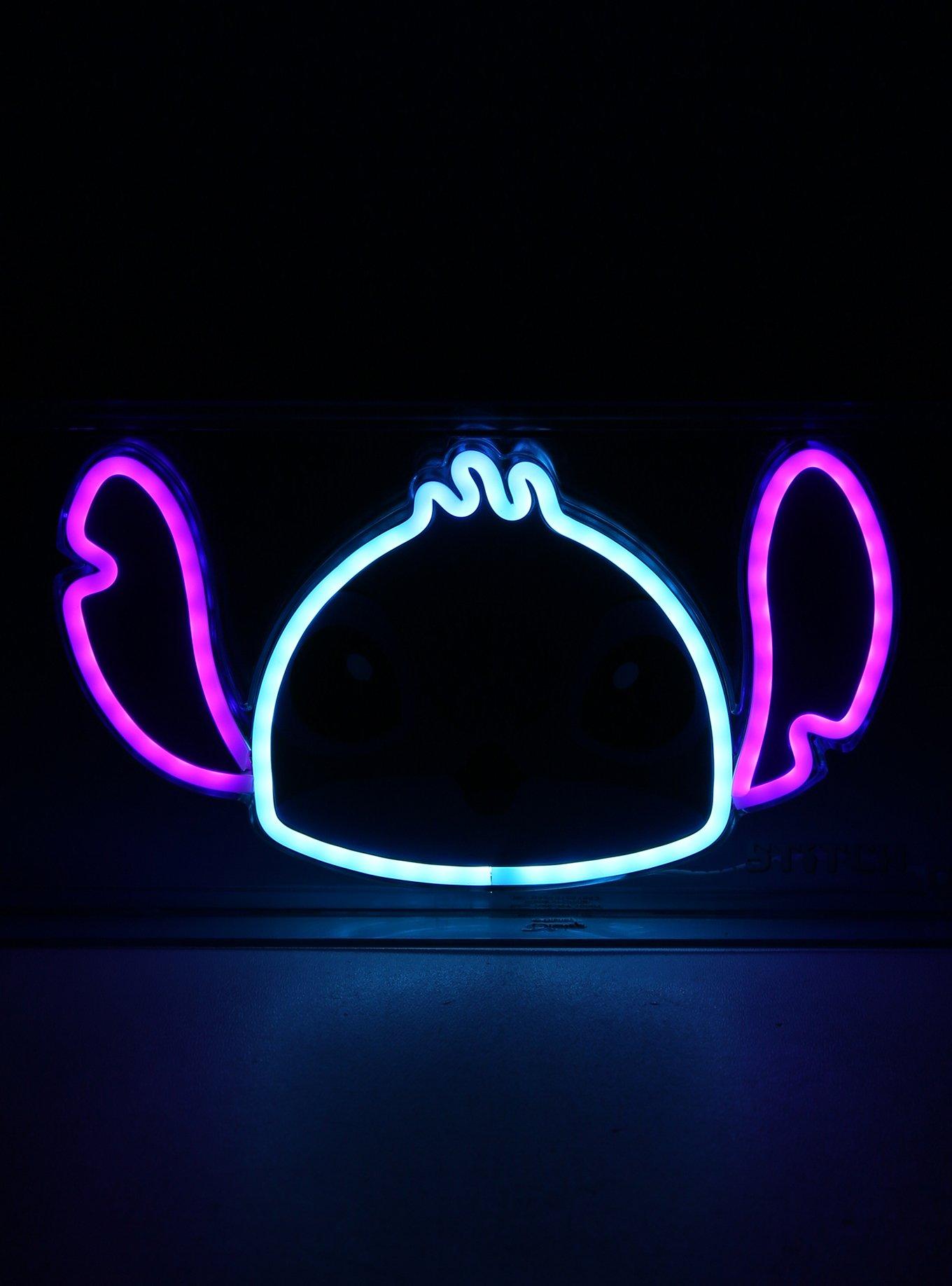 Disney Lilo & Stitch Face Neon Light - BoxLunch Exclusive, , alternate