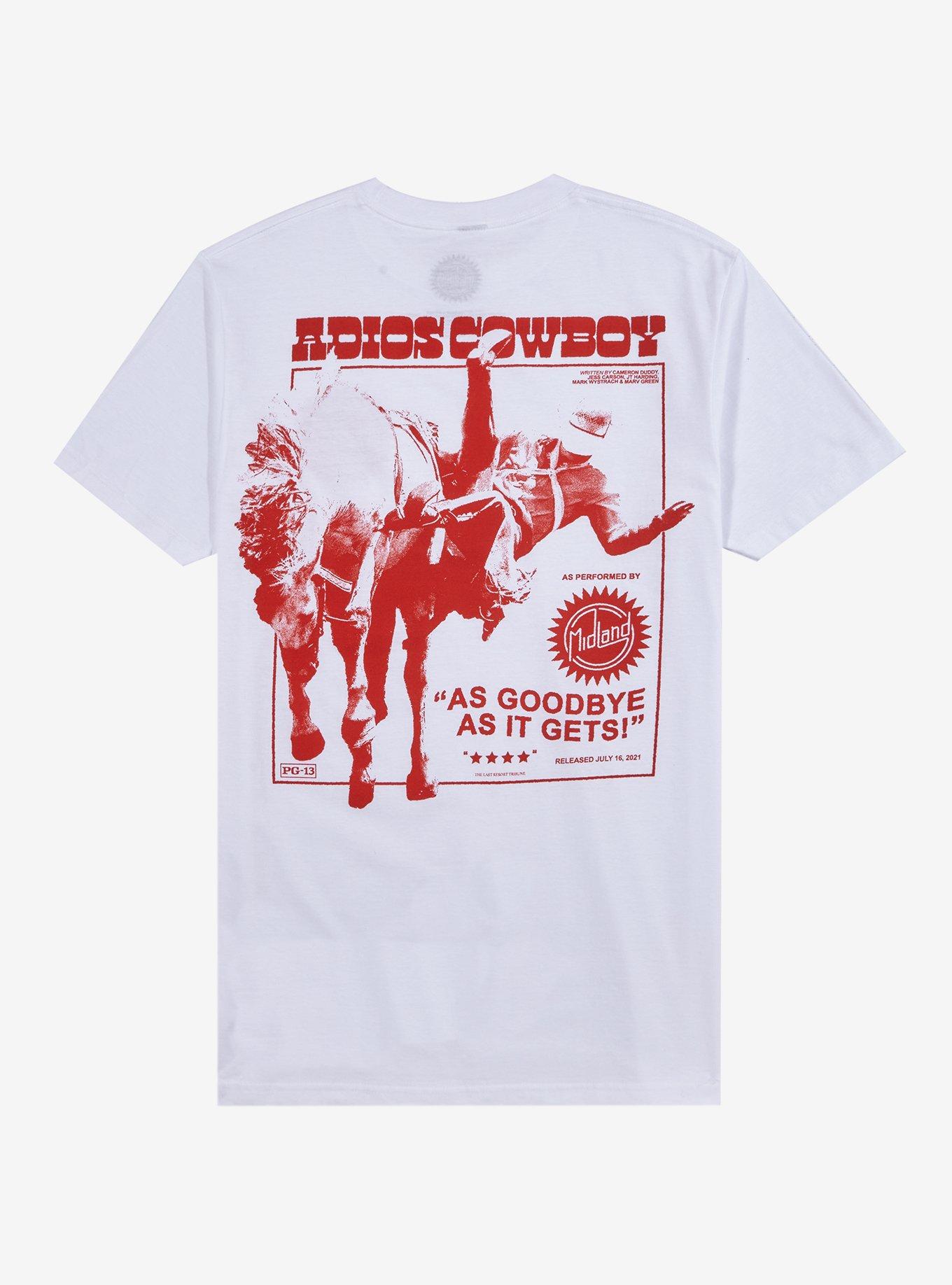 Midland Adios Cowboy T-Shirt, BRIGHT WHITE, alternate