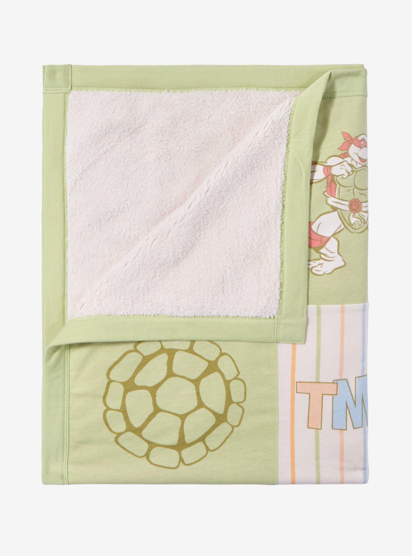 Teenage Mutant Ninja Turtles Icons Checker Quilted Baby Blanket - BoxLunch Exclusive, , alternate