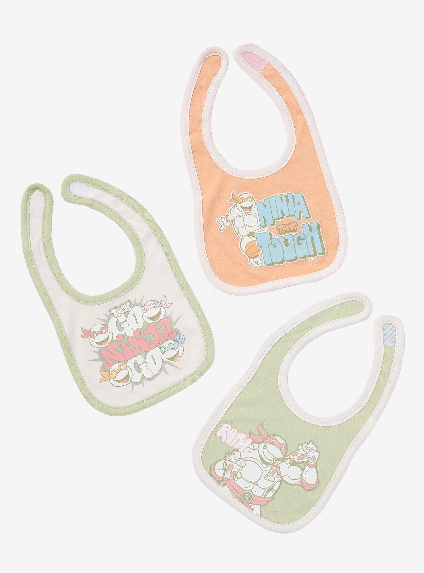 Teenage Mutant Ninja Turtles Pizza Power Bib Set — BoxLunch Exclusive, , hi-res