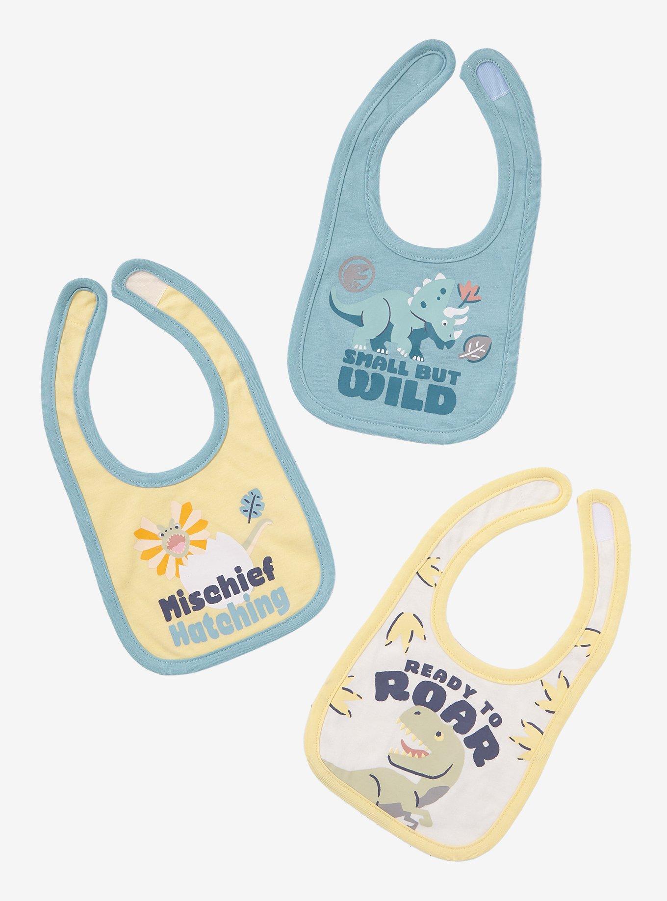 Jurassic Park Dinosaur Bib Set — BoxLunch Exclusive, , hi-res