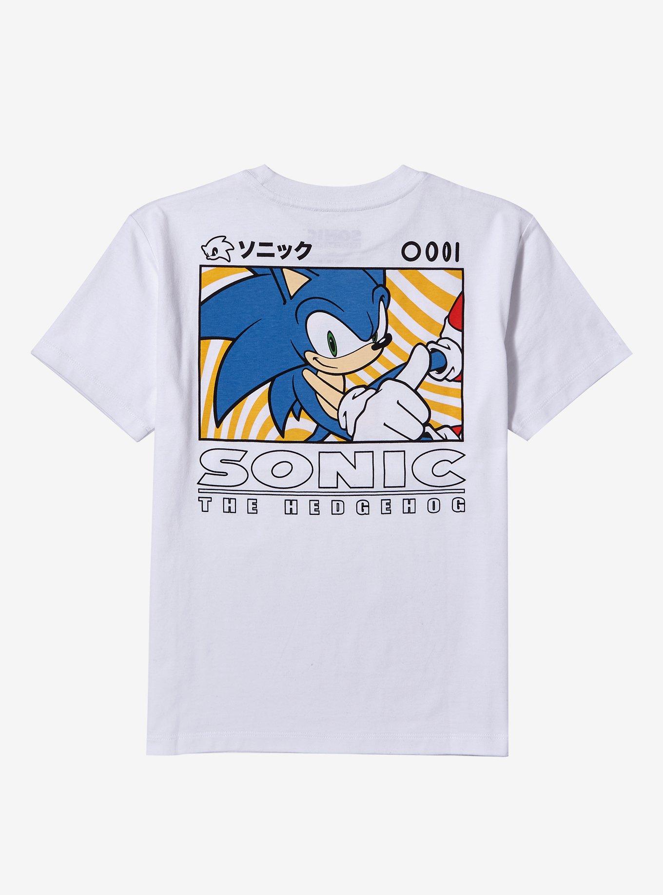 Sonic the Hedgehog Sonic Panel Portrait Youth T-Shirt, , hi-res