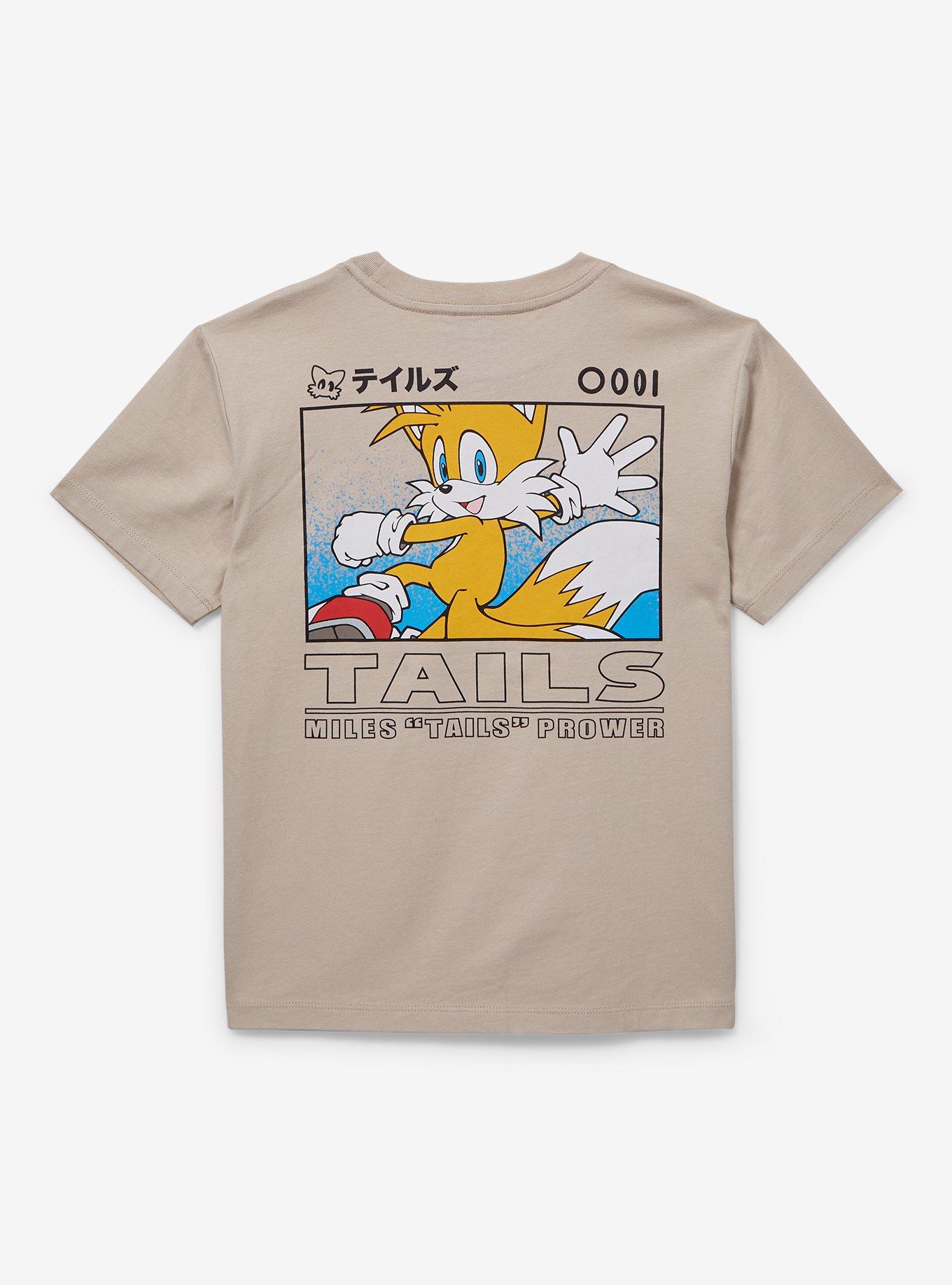 Sonic the Hedgehog Tails Portrait Youth T-Shirt &mdash; BoxLunch Exclusive, BEIGE, alternate