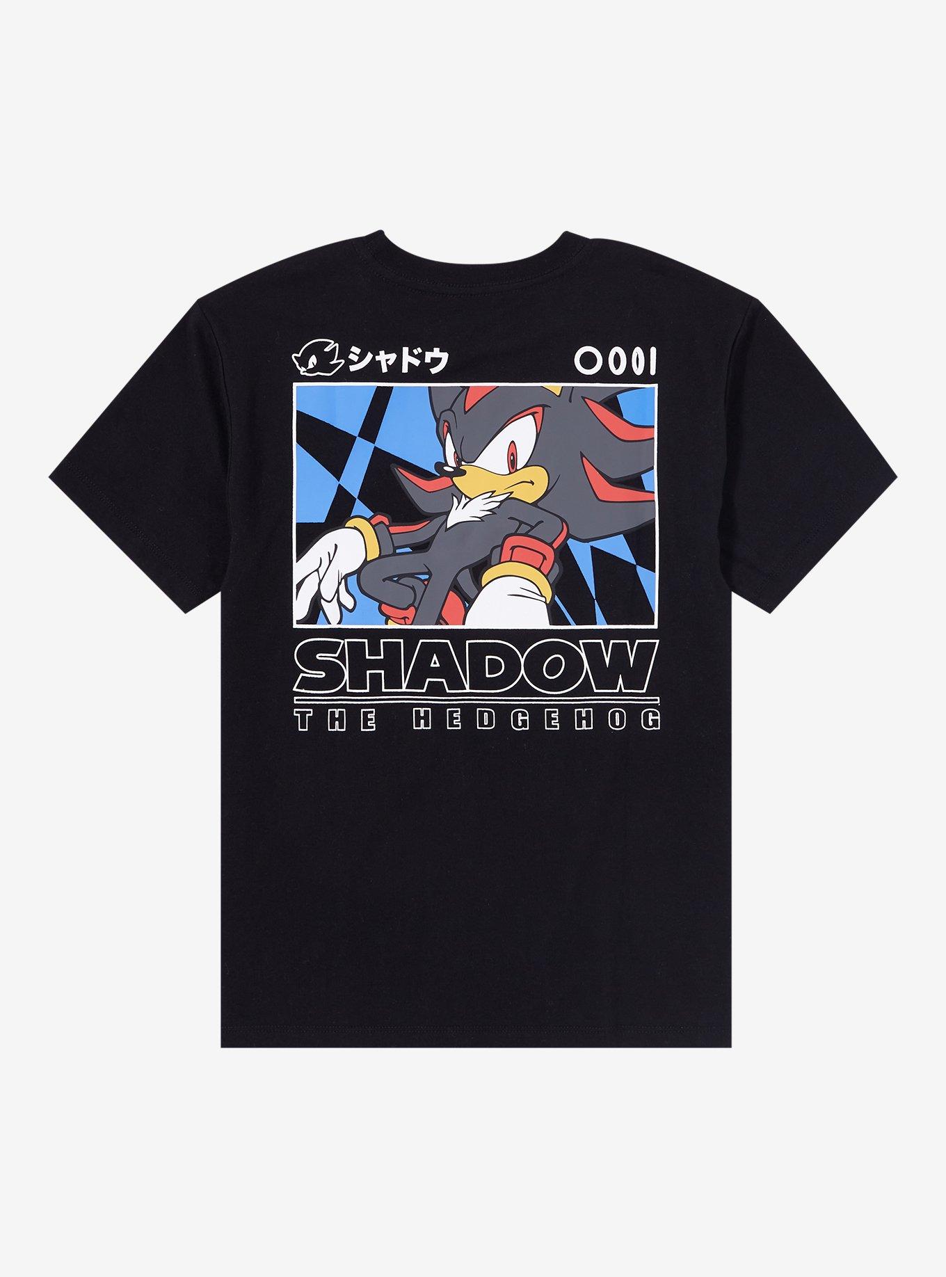 Sonic the Hedgehog Shadow Youth Graphic T-Shirt — BoxLunch Exclusive, BLACK, alternate