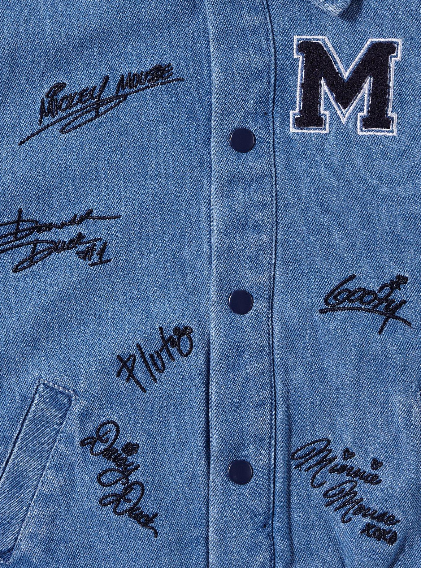 Disney Mickey and Friends Autograph Denim Toddler Jacket — BoxLunch Exclusive, MULTI, alternate