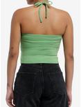 Sweet Society Don't Duck With Us Green Girls Halter Top, , alternate